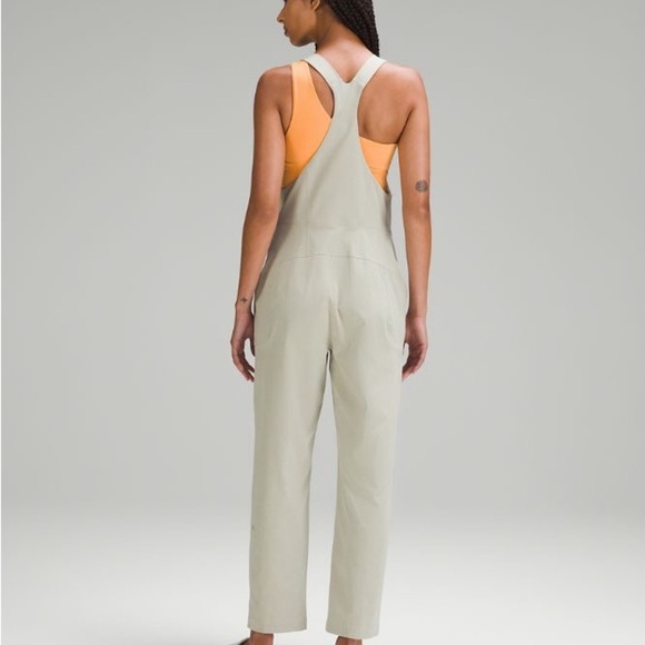 Lululemon WovenAir Overalls W1EDES Cream Color No Size on Garment - Picture 2 of 3